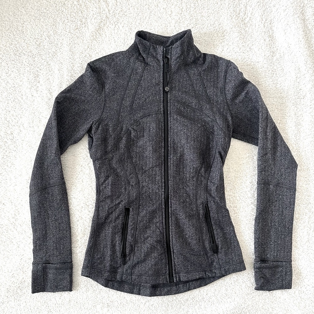 Lululemon Define Jacket Women’s Size 6 in Heathered Herringbone